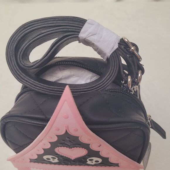 BBW Haunted House Crossbody Bag Detachable Strap Glow in the Dark New OOS - Picture 6 of 11